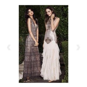 AURORA EMBROIDERED TULLE GOWN